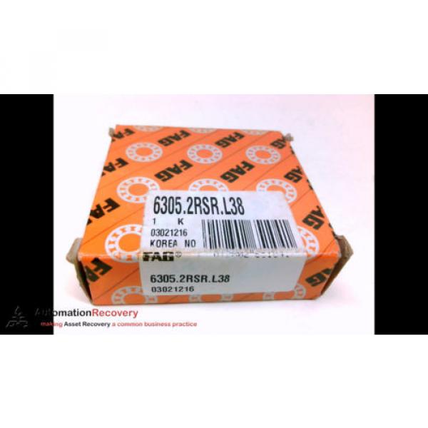 FAG 6305.2RSR.L38 BEARING, INSIDE DIAMETER: 1&#034;, OUTSIDE DIAMETER:, NEW #1 image