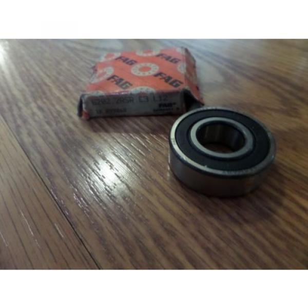 Fag Sealed Ball Bearing 6202.2RSR.C3.L12 62022RSRC3L12 New #1 image