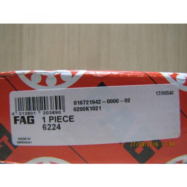 FAG 6224 deep groove ball bearing NEW #3 image