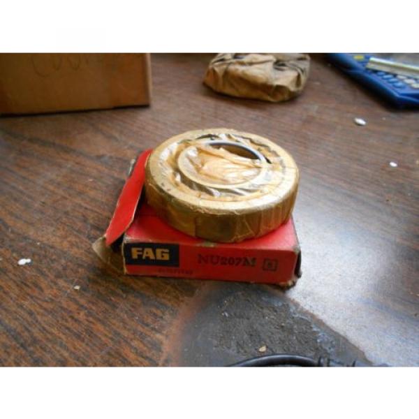 NEW FAG ROLLER BEARING NU207M #1 image