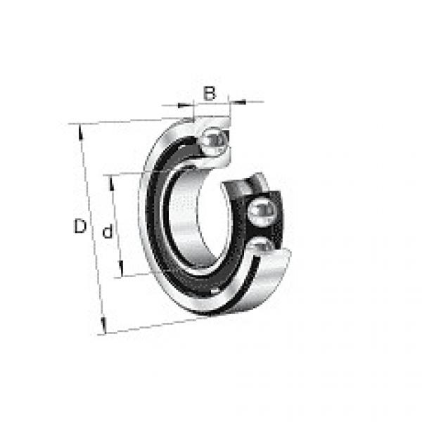 7218-B-MP FAG Angular contact ball bearing #1 image