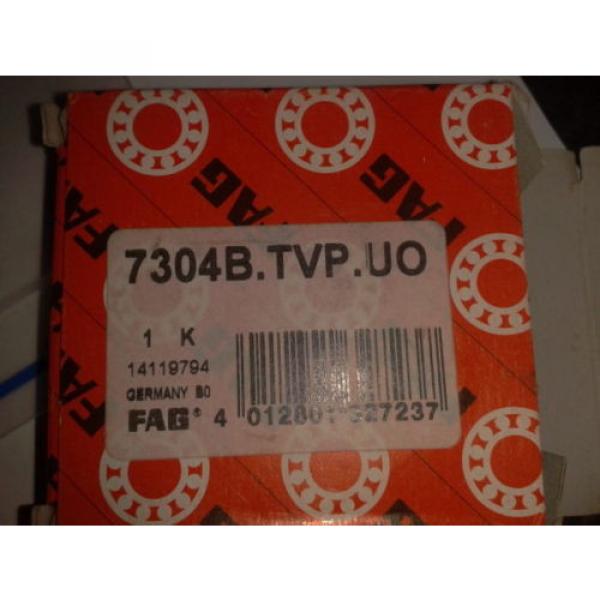 7305.B.TVP POLYCAGE 25mm id x 62mm x 17mm wide,ANGULAR CONTACT BALL Bearings,FAG #2 image