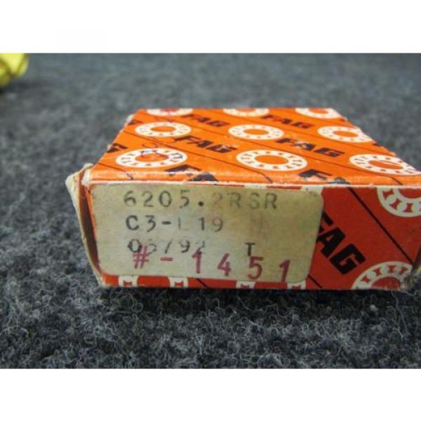 FAG Ball Bearing Annular (NEW) P/N  6205.2RSR (SA) #4 image