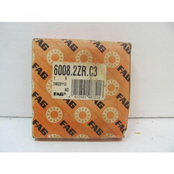 FAG 6008.2ZR.C3 DEEP GROOVE BEARING #1 image