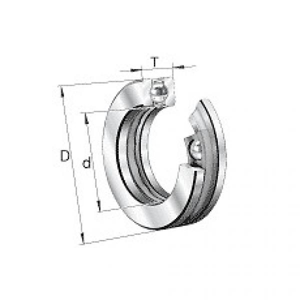51312 FAG Axial deep groove ball Bearings 513, main dimensions to DIN 711/ISO 10 #1 image