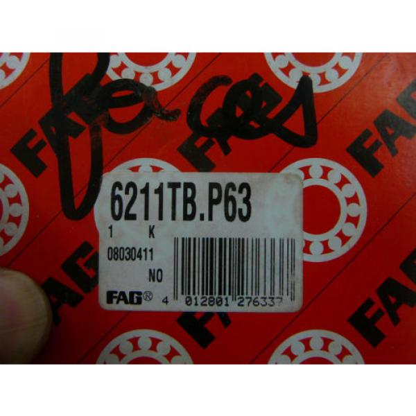 FAG 6211TB.P63  Bearings / Roulements #2 image