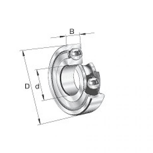 61902-2Z FAG Deep Groove Ball Bearing Single Row #1 image